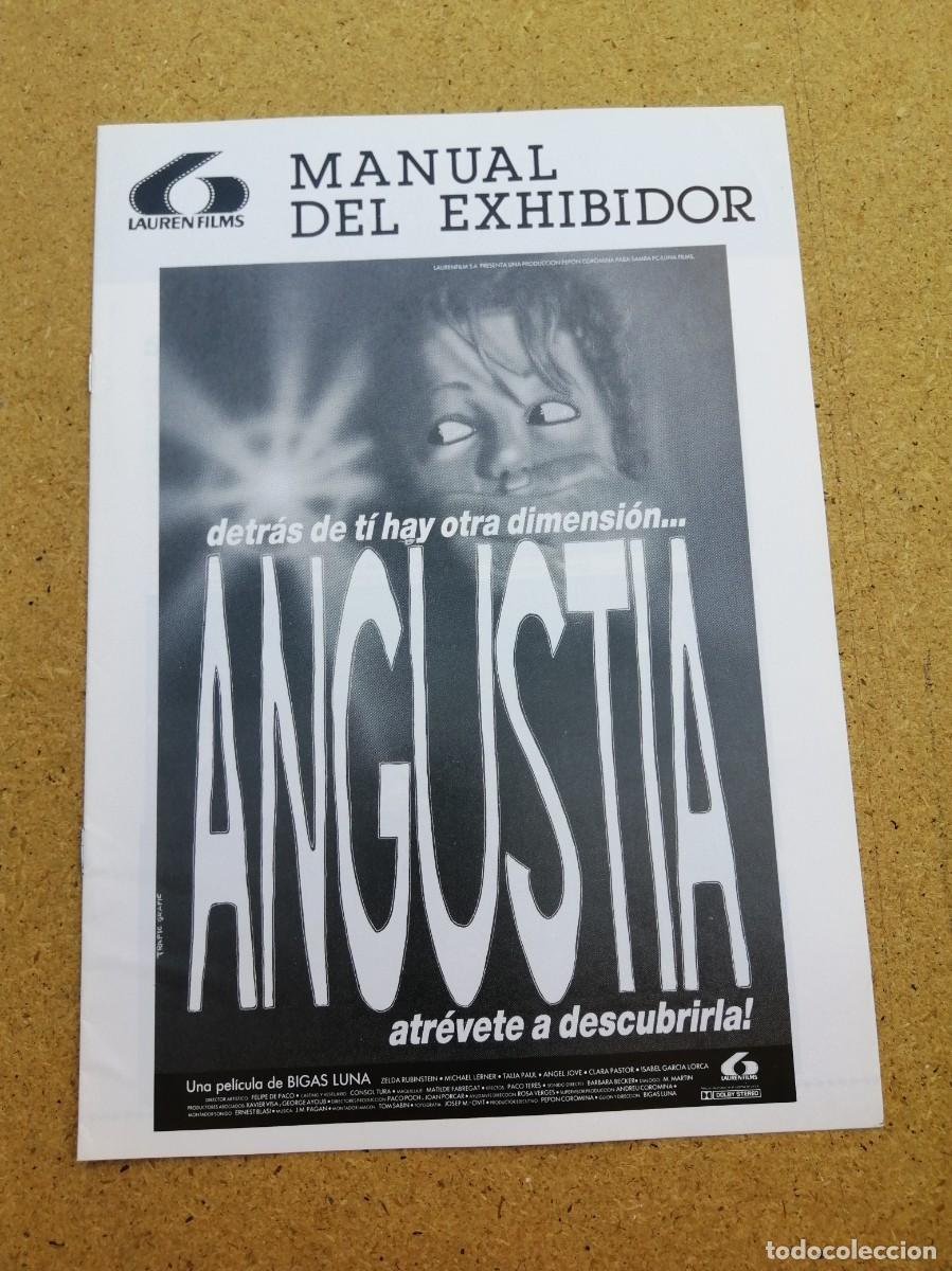 Cine: GUIA CINEMATOGRAFICA. ANGUSTIA (BIGAS LUNA)