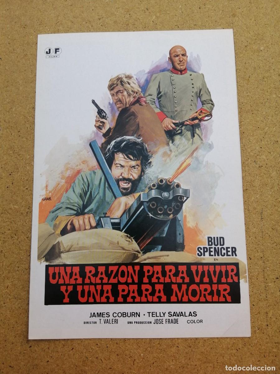 Cine: GUIA CINEMATOGRAFICA. UNA RAZON PARA VIVIR Y UNA PARA MORIR (JAMES COBURN - TELLY SAVALAS )