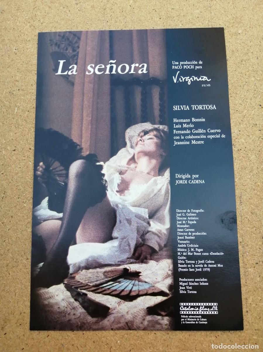 Cine: GUIA CINEMATOGRAFICA. LA SE&Ntilde;ORA (SILVIA TORTOSA)