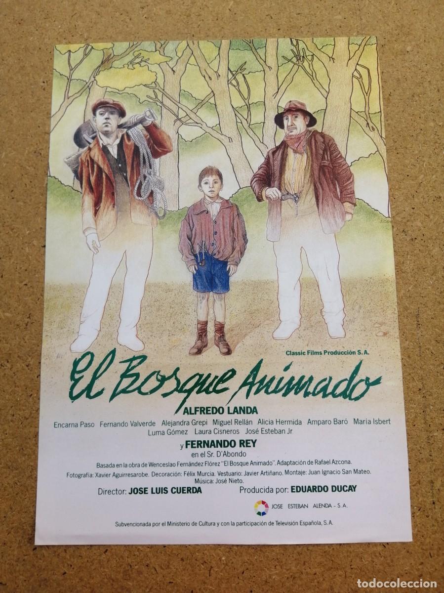 Cine: GUIA CINEMATOGRAFICA. EL BOSQUE ANIMADO (ALFREDO LANDA - FERNANDO REY - FERNANDO VALVERDE)