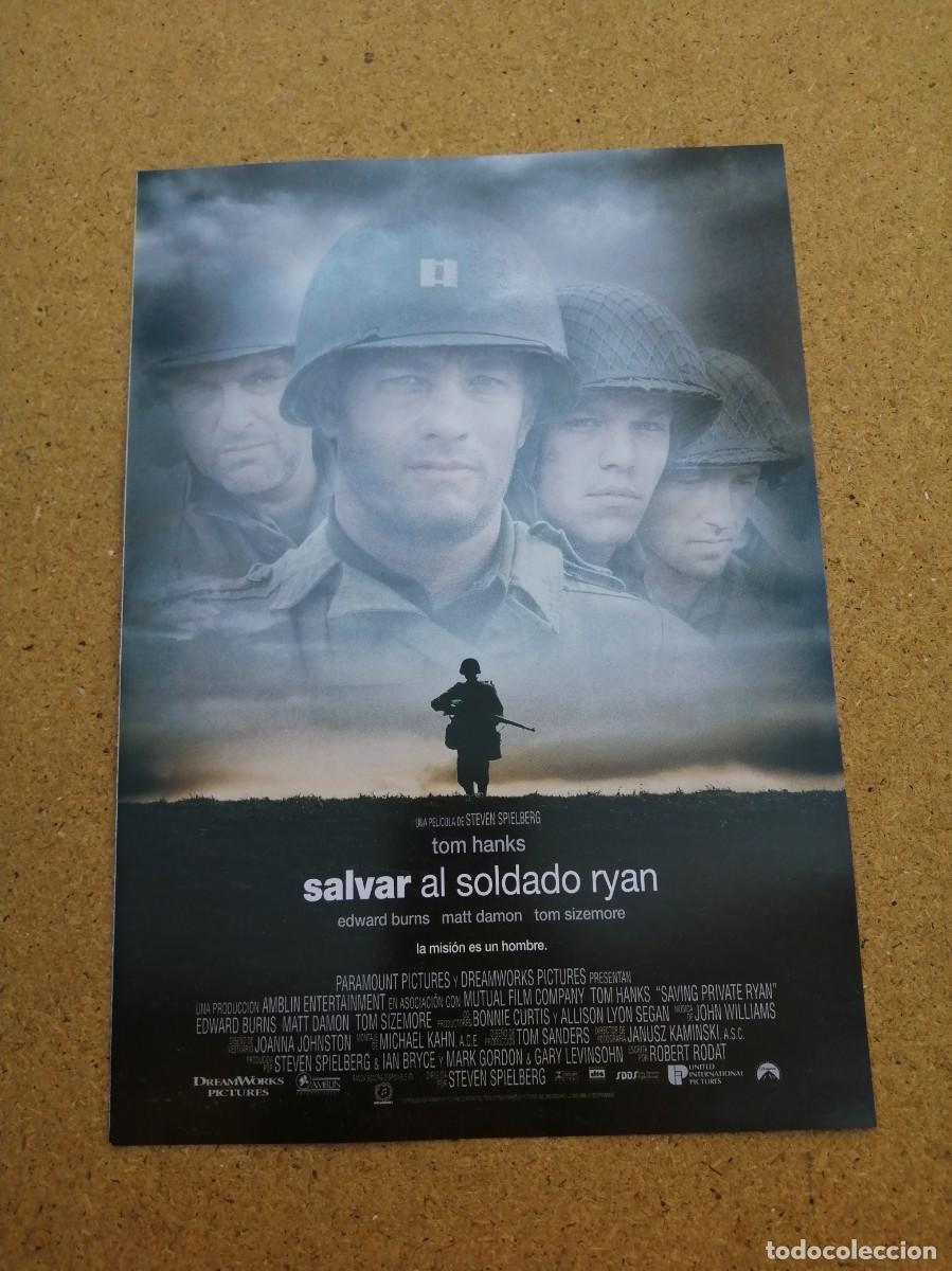 Cine: GUIA CINEMATOGRAFICA. SALVAR AL SOLDADO RYAN (TOM HANKS - STEVEN SPIELBERG)