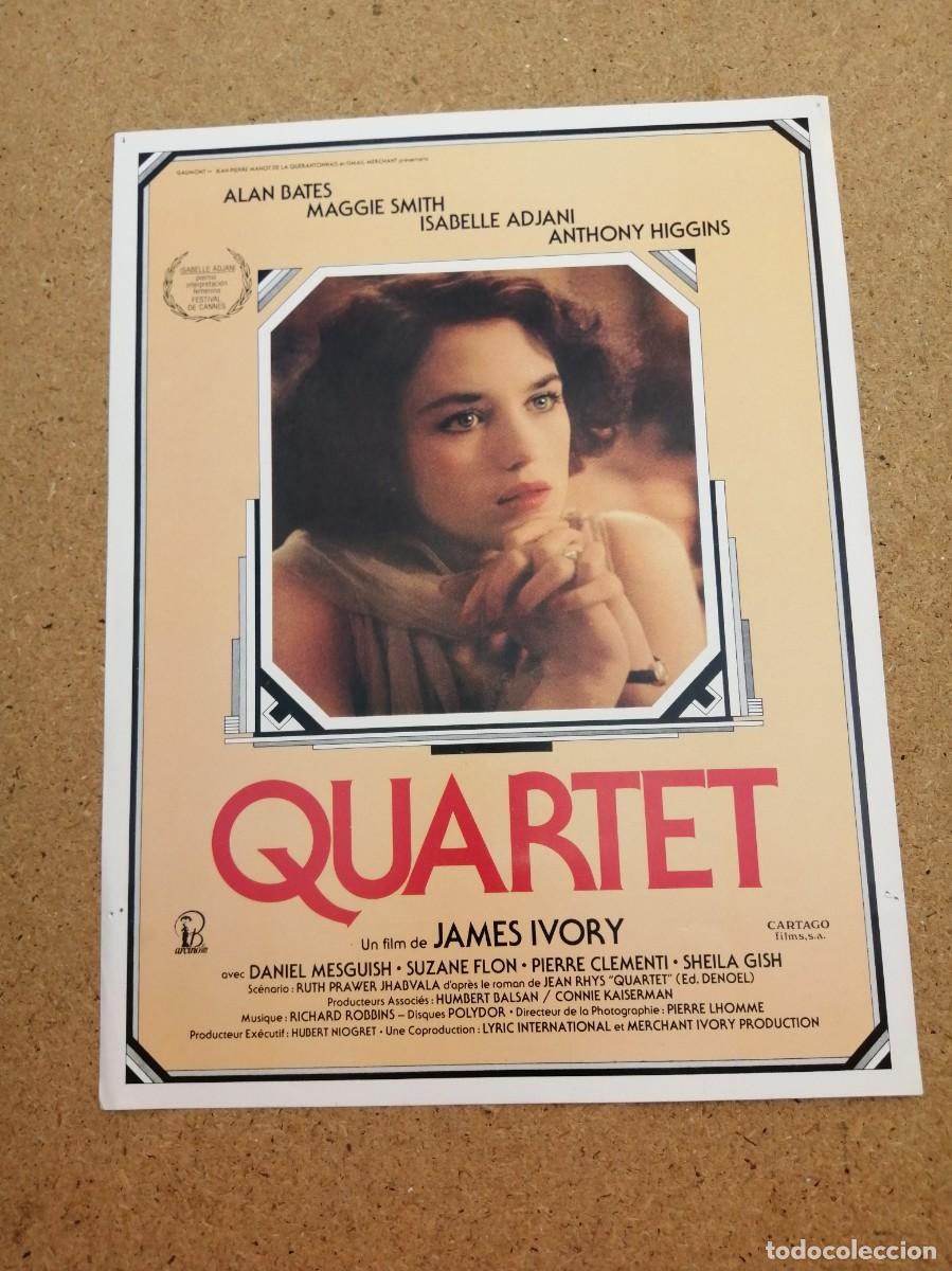 Cine: GUIA CINEMATOGRAFICA. QUARTET (UN FILM DE JAMES IVORY)
