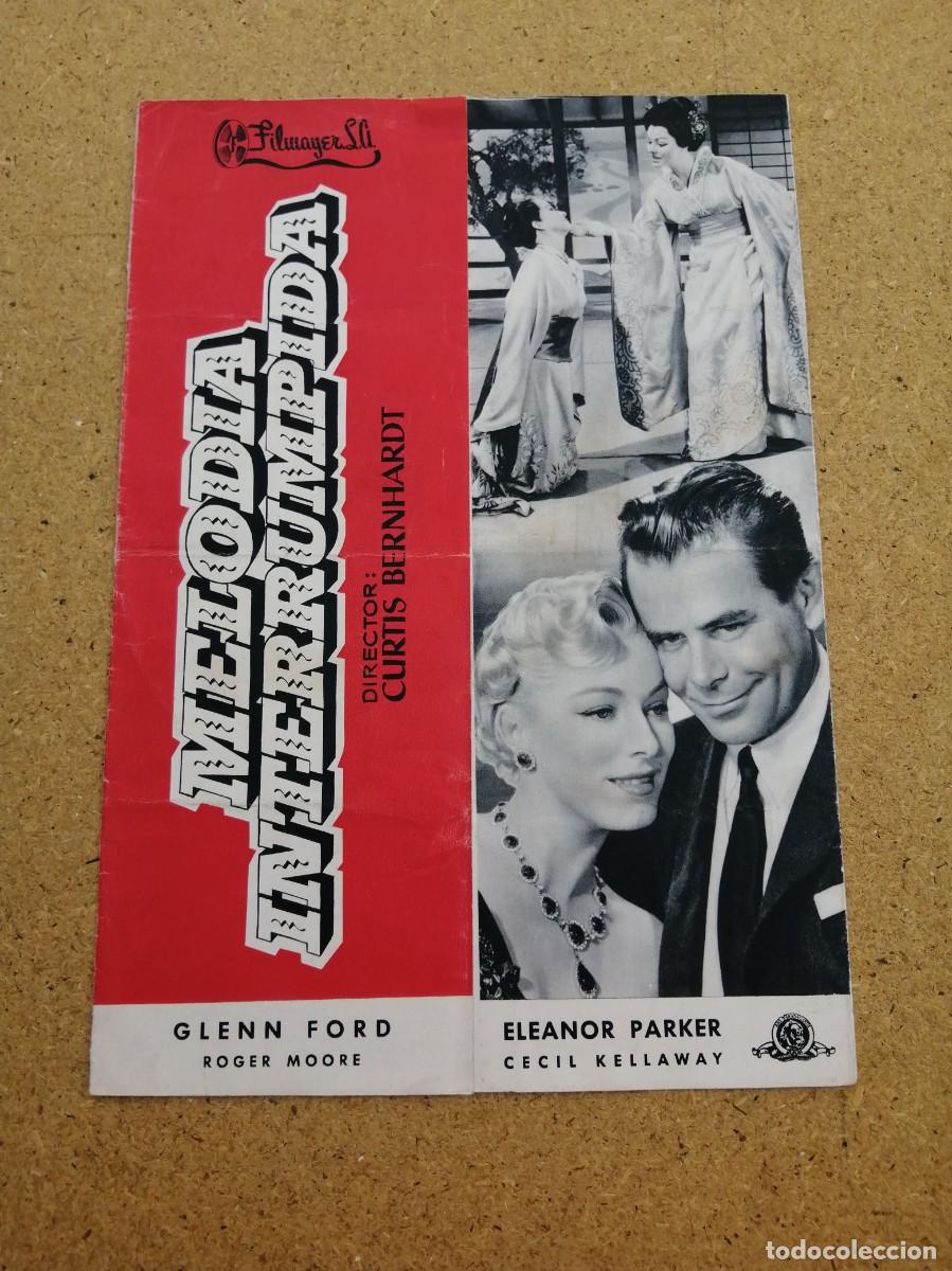 Cine: GUIA CINEMATOGRAFICA. MELODIA INTERRUMPIDA (GLENN FORD - ELEANOR PARKER - ROGER MOORE)