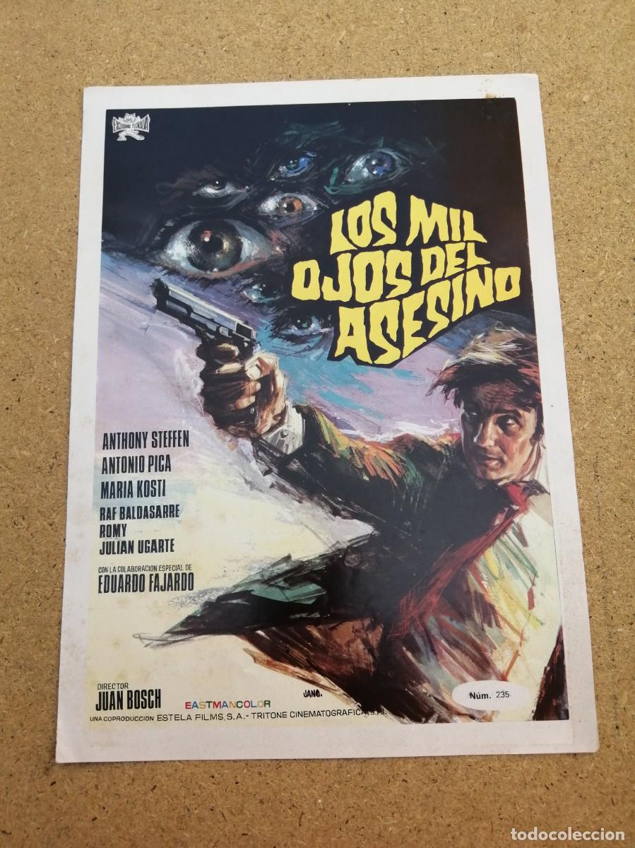 Cine: GUIA CINEMATOGRAFICA. LOS MIL OJOS DEL ASESINO (ANTHONY STEFFEN - MARIA KOSTY)