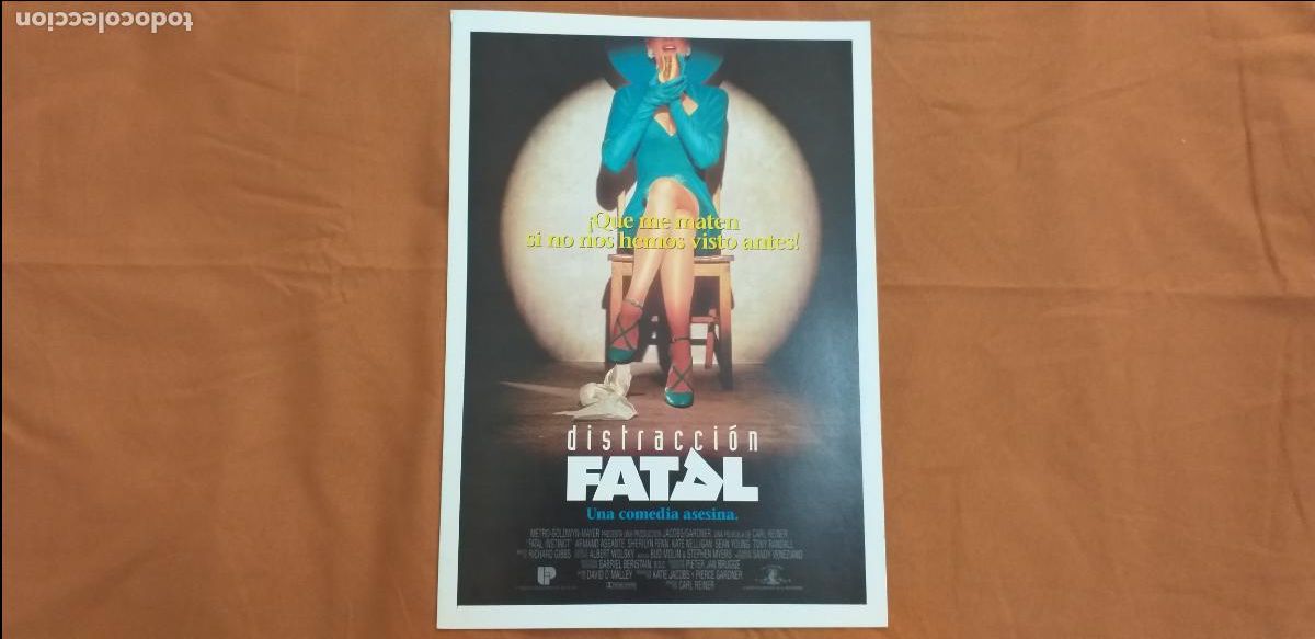 Cine: GUIA DOBLE: DISTRACCION FATAL. ARMAND ASSANTE, SHERILYN FENN, KATE NELLIGAN, SEAN YOUNG. A&Ntilde;O 1993.
