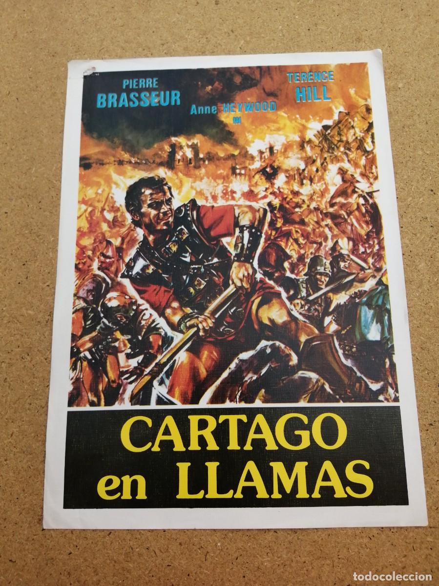Cine: GUIA CINEMATOGRAFICA. CARTAGO EN LLAMAS (ANNE HEYWOOD - PIERRE BRASSEUR - TERENCE HILL)