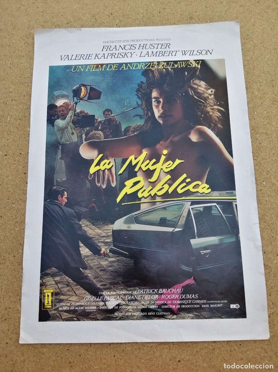 Cine: GUIA CINEMATOGRAFICA. LA MUJER PUBLICA (VALERIE KAPRISKY - LAMBERT WILSON)