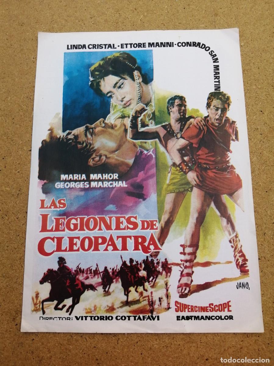 Cine: GUIA CINEMATOGRAFICA. LAS LEGIONES DE CLEOPATRA (LINDA CRISTAL - ETTORE MANNI)
