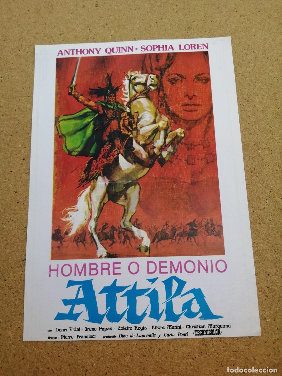 Cine: GUIA CINEMATOGRAFICA. HOMBRE O DEMONIO, ATTILA (ANTHONY QUINN - SOFIA LOREN)