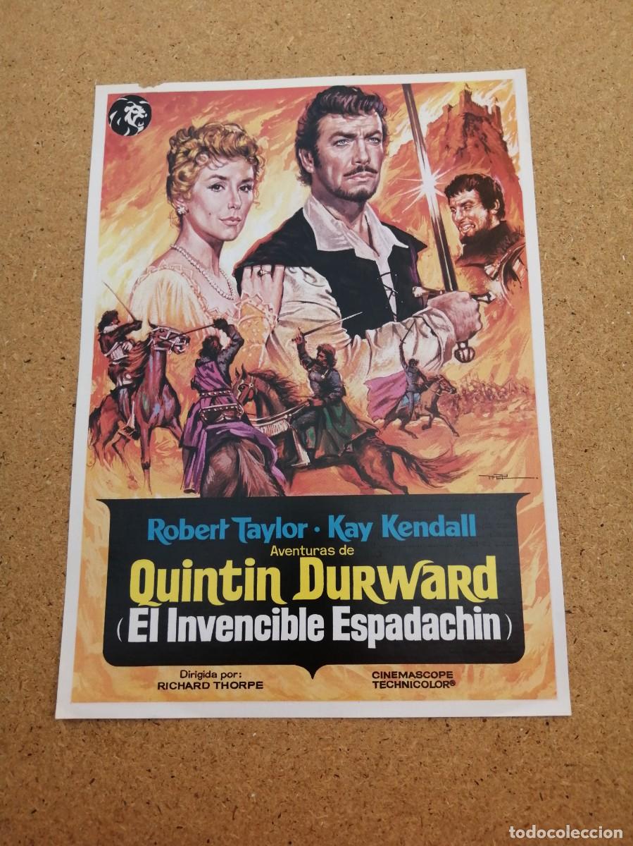 Cine: GUIA CINEMATOGRAFICA. QUINTIN DURWARD EL INVENCIBLE ESPADACHIN (ROBERT TAYLOR - KAY KENDALL)