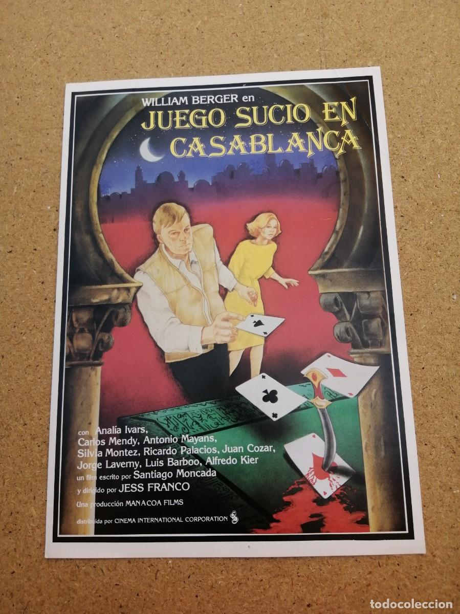 Cine: GUIA CINEMATOGRAFICA. JUEGO SUCIO EN CASABLANCA (UN FILM DE JESUS FRANCO)