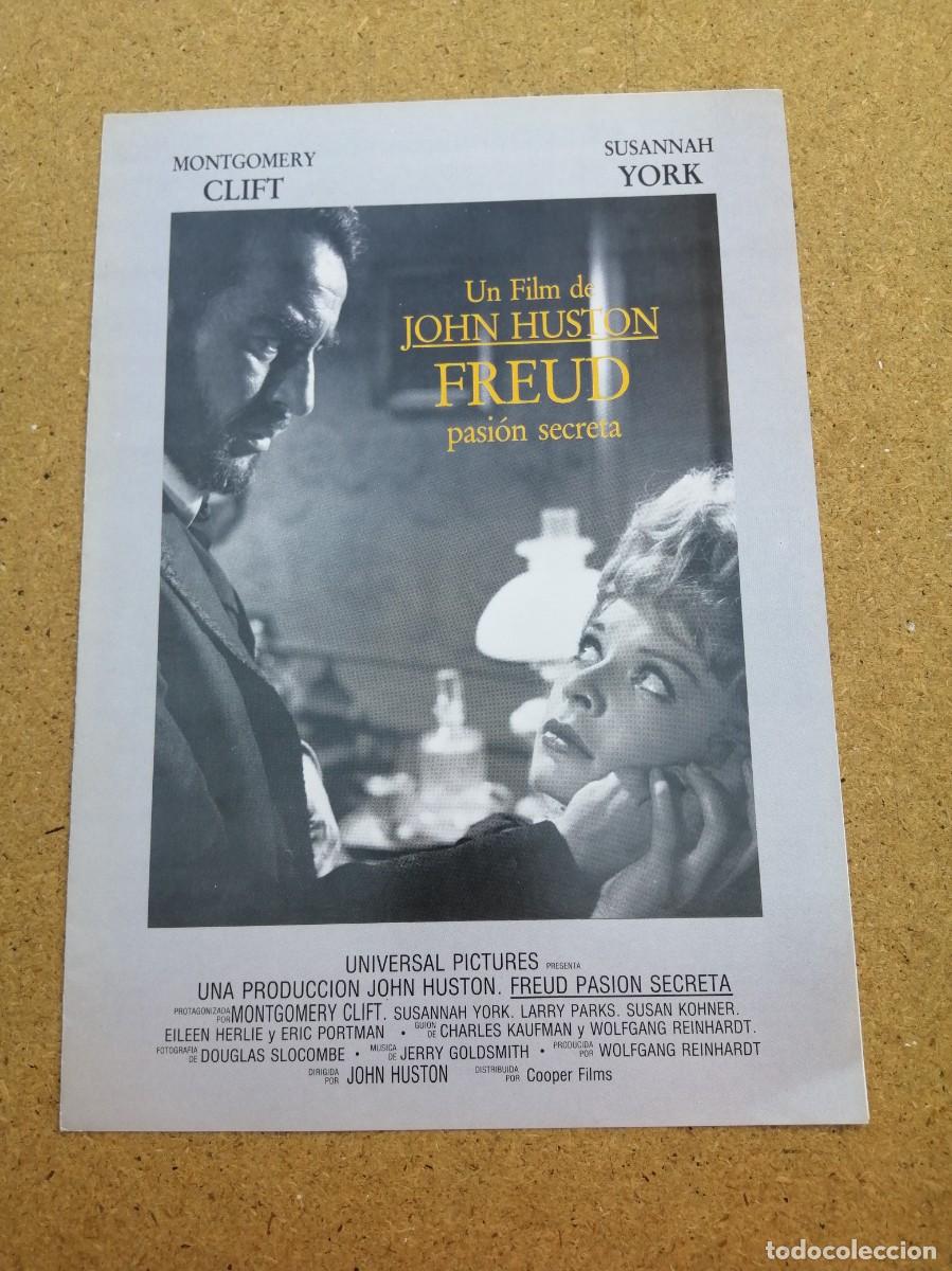 Cine: GUIA CINEMATOGRAFICA. FREUD, PASION SECRETA (MONTGOMERY CLIFT - JOHN HUSTON)