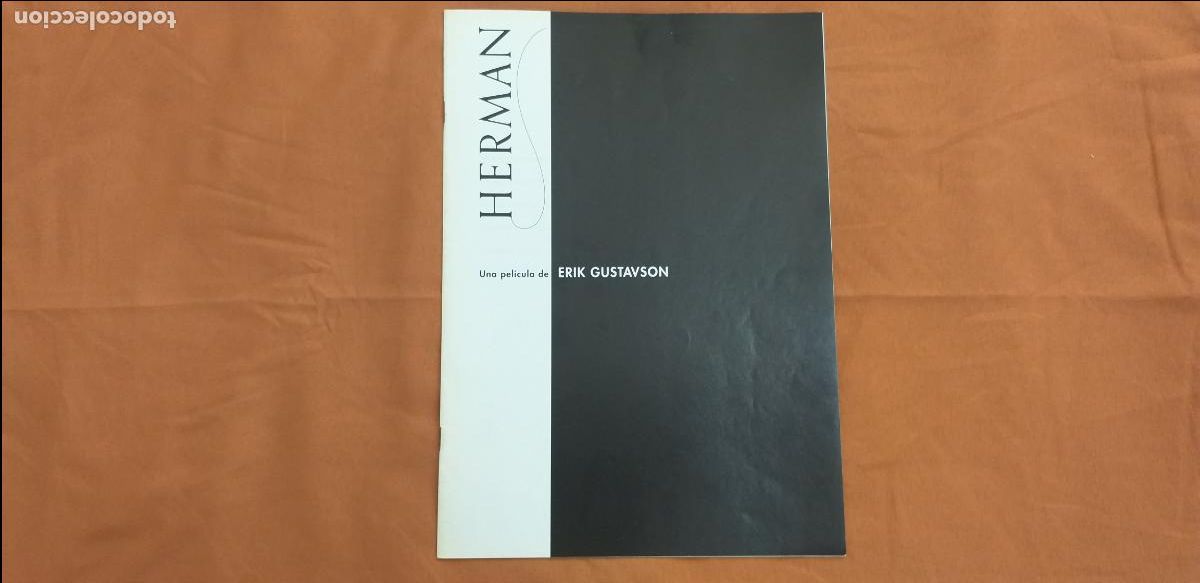 Cine: GUIA PUBLICITARIA: 12 p&aacute;ginas: HERMAN. DE ERIK GUSTAVSON. GU&Iacute;A PRESS BOOK.