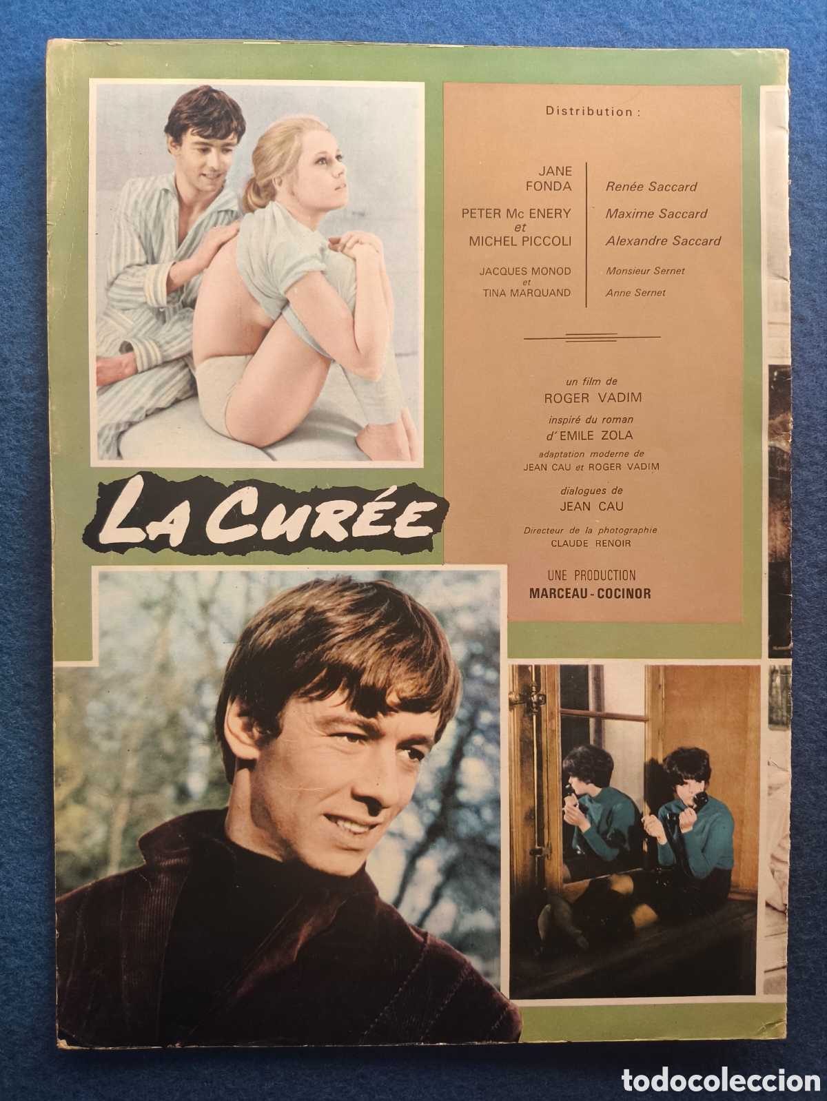 Cine: CINEMA FILM LA CUR&Eacute;E PEL&Iacute;CULA CINE GU&Iacute;A ROGER VADIM 1966