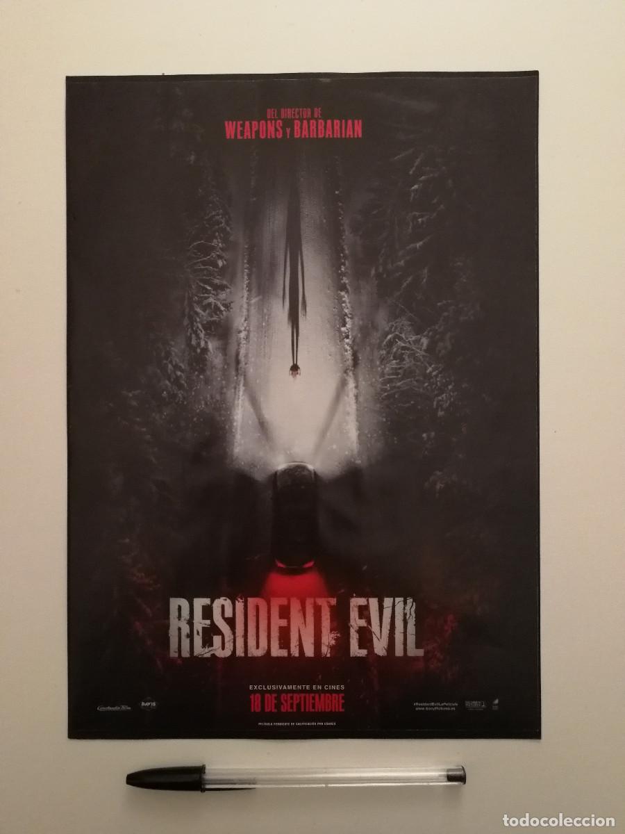 Cine: ANUNCIO ACARTONADO -A4- Resident Evil 2026 - TERROR - Zach Cregger - LAMINA PUBLICIDAD