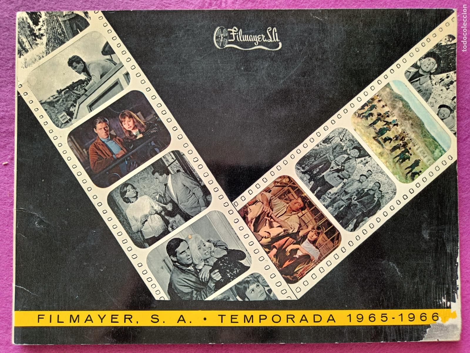 Cine: GUIA PUBLICITARIA CINE FILMAYER TEMPORADA 1965 1966 G2108