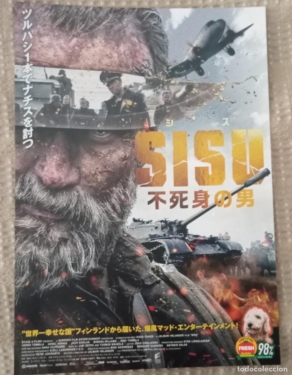 Cine: Gu&iacute;a japonesa programa flyer japon&eacute;s SISU. Jalmari Helander, Jorma Tommila. Cine Finlandia. Jap&oacute;n