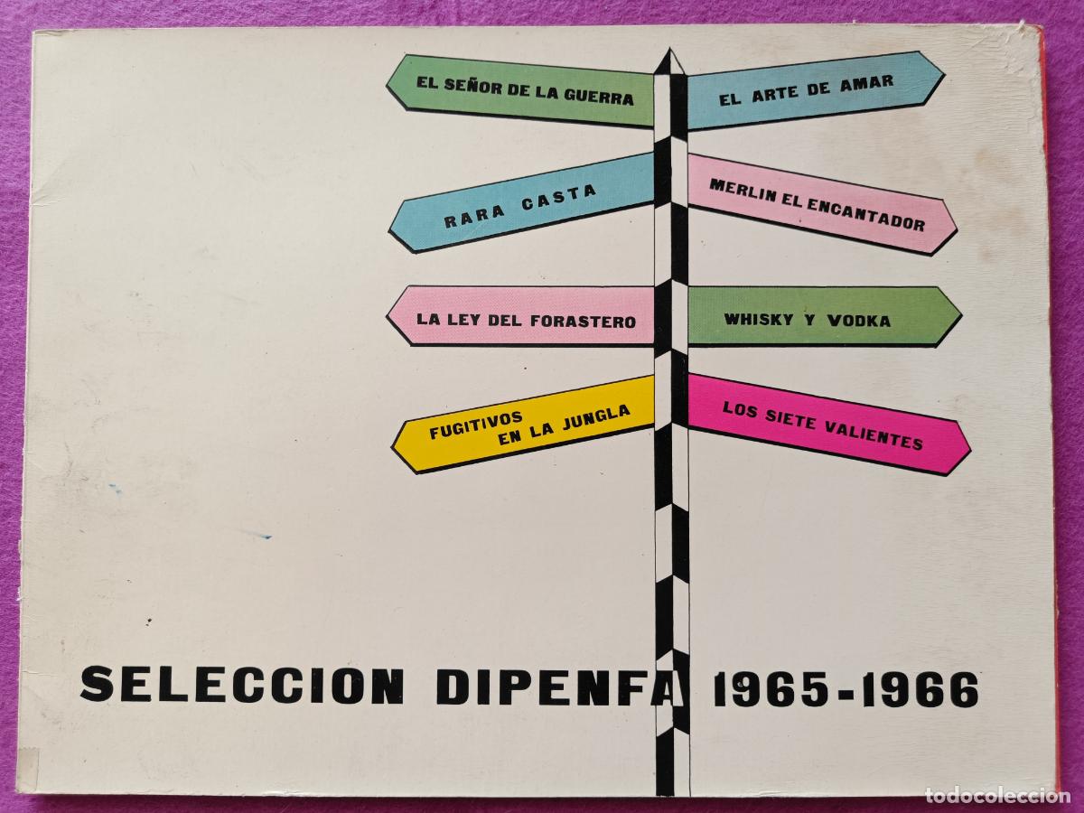 Cine: GUIA PUBLICITARIA CINE SELECCION DIPENFA TEMPORADA 1965 1966 G2109