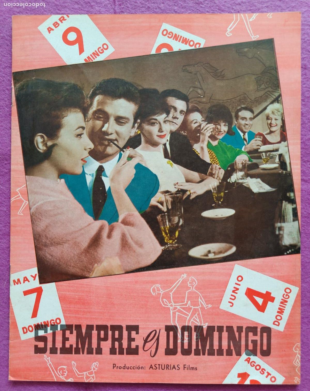 Cinema: GUIA PUBLICITARIA CINE SIEMPRE ES DOMINGO MARIA MAHOR JOSE RUBIO G2113