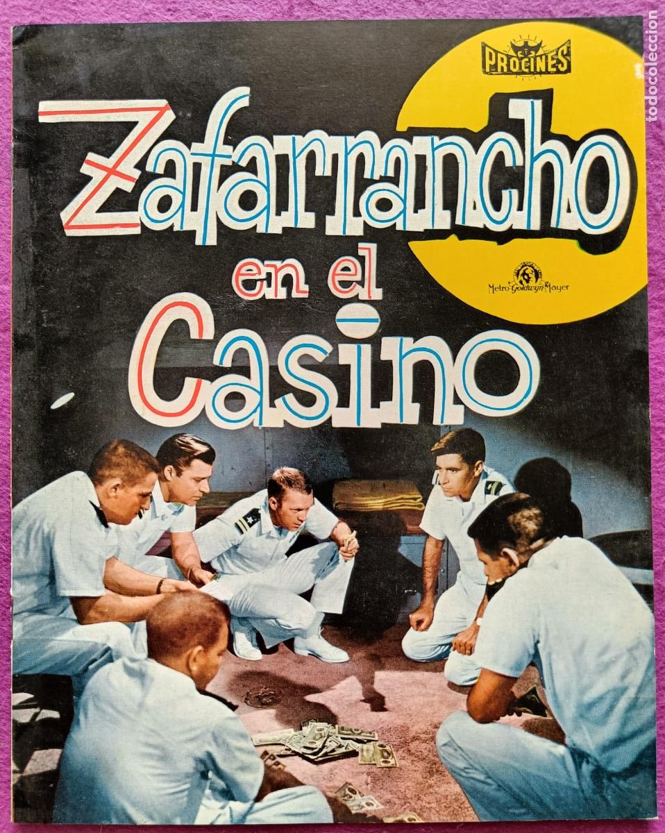 Cin&eacute;ma: GUIA PUBLICITARIA CINE ZAFARRANCHO EN EL CASINO STEVE MC QUEEN BRIGID BAZLEN G2117