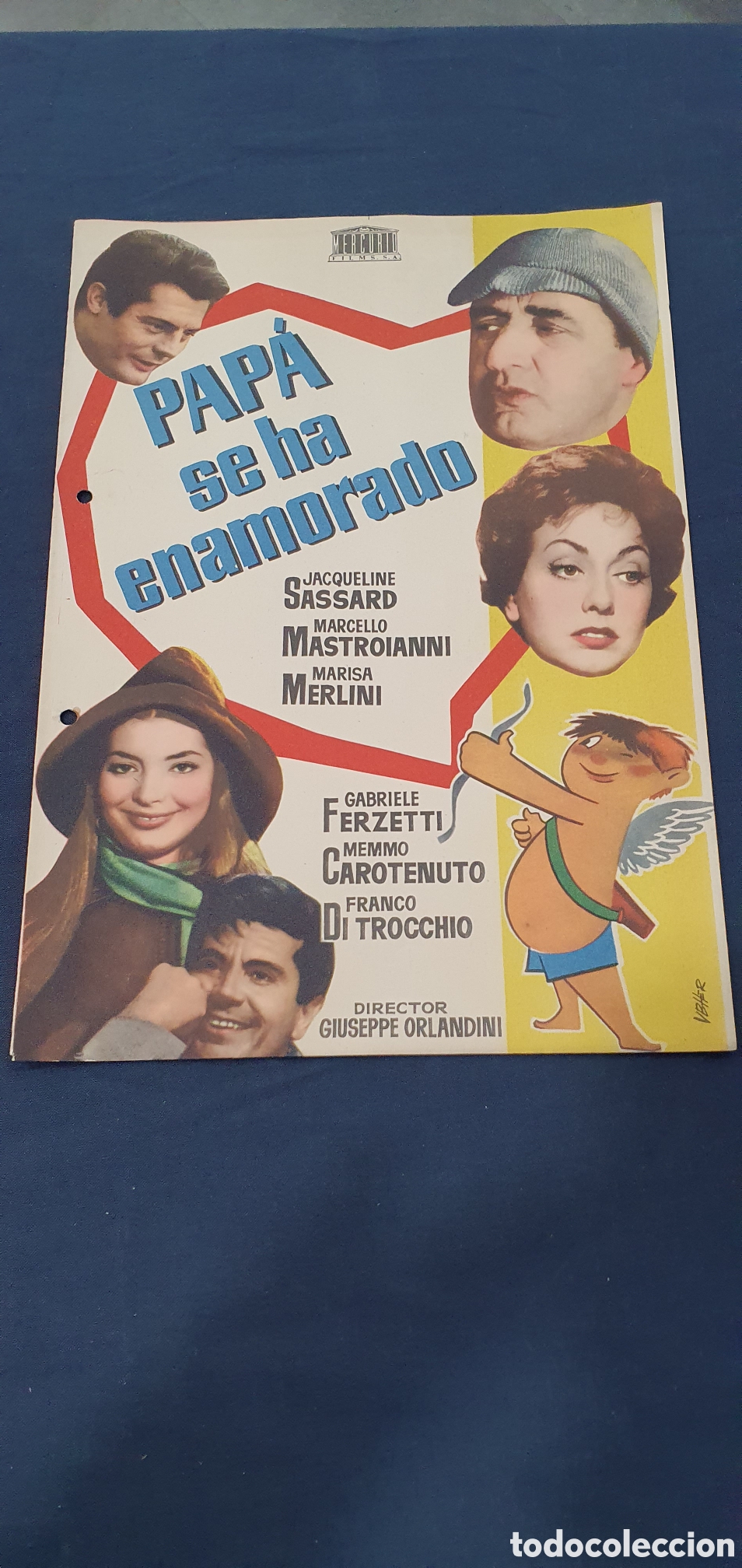 Cine: Librillo programa guia cine. Papa se ha enamorado. (L137)