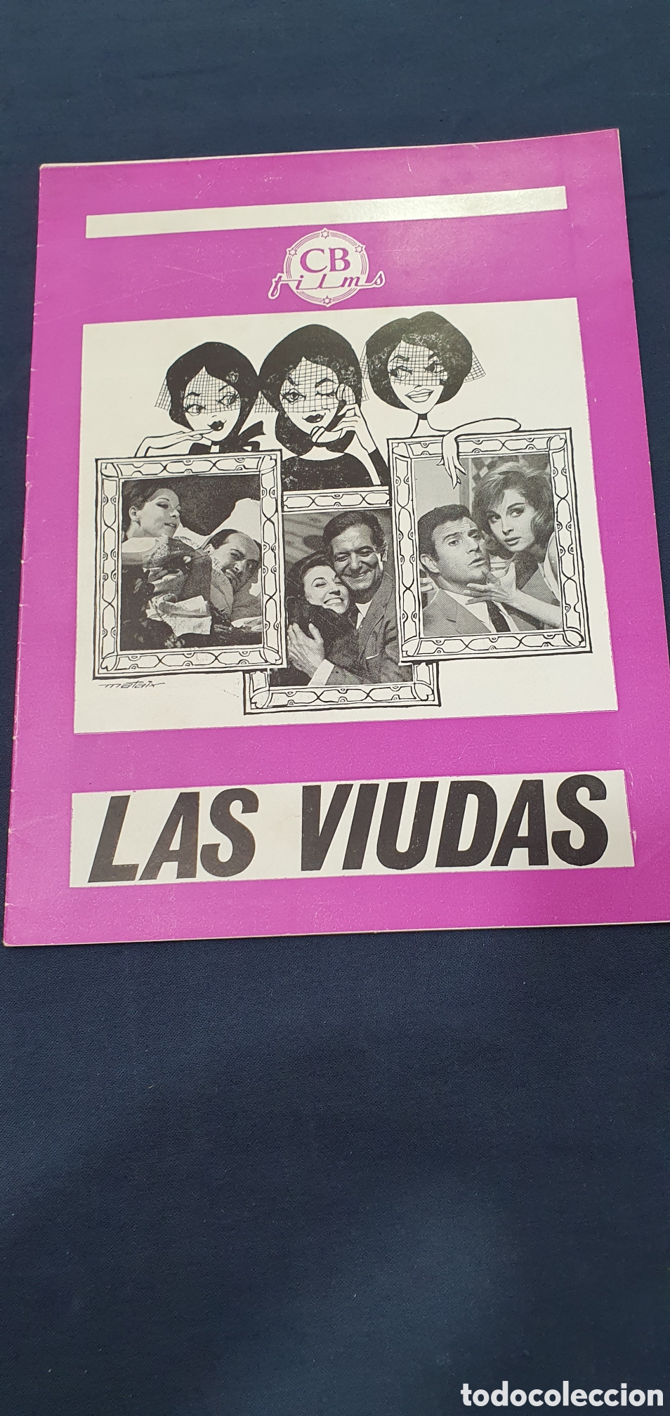 Cinema: Librillo programa guia cine. Las viudas. (L137)