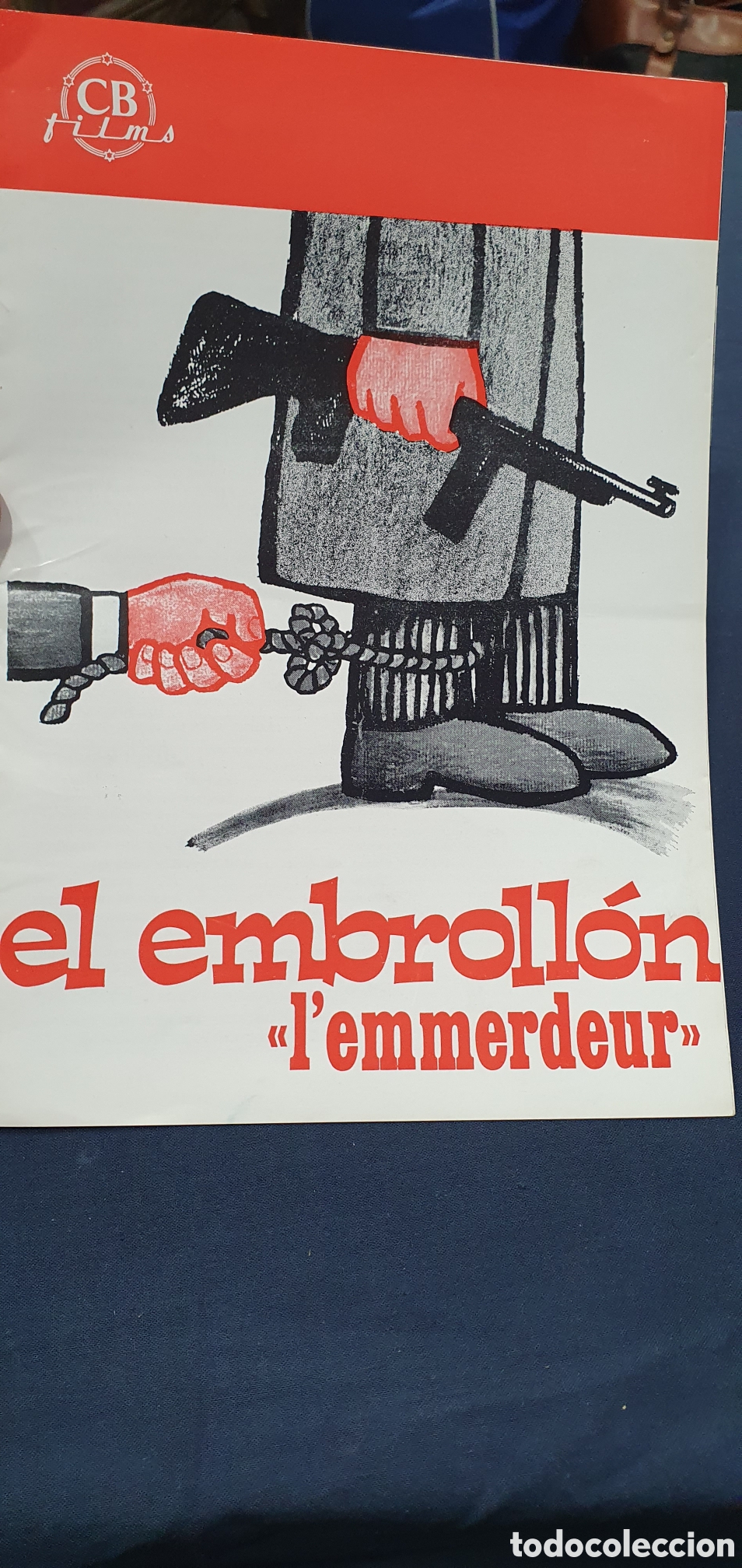 Cinema: Librillo programa guia cine. El embroll&oacute;n. (L137)