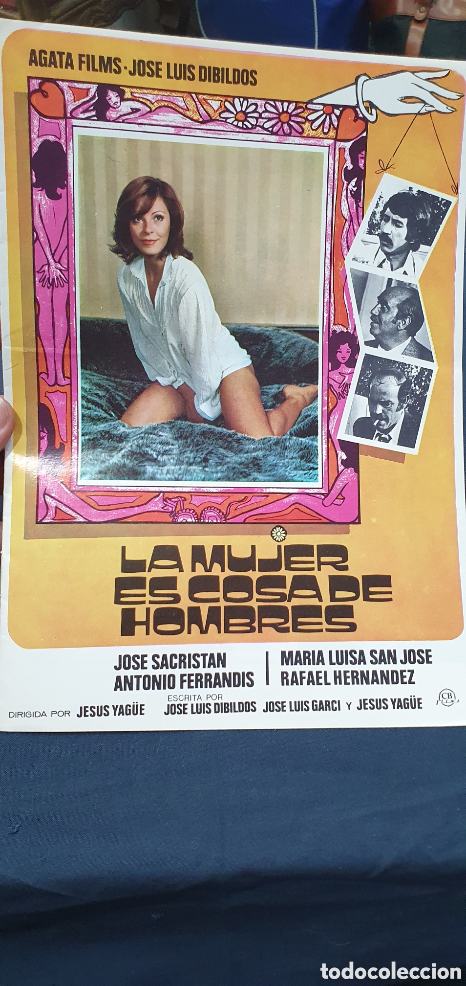 Cin&eacute;ma: Librillo programa guia cine. La mujer es cosa de hombres. (L137)