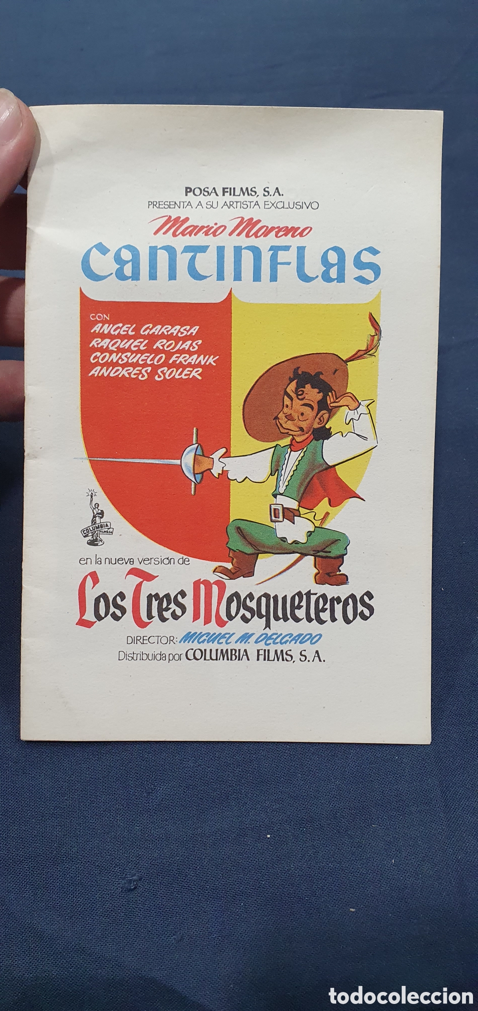 Cinema: Librillo programa guia cine. Cantinflas. Los 3 mosqueteros. (L137)