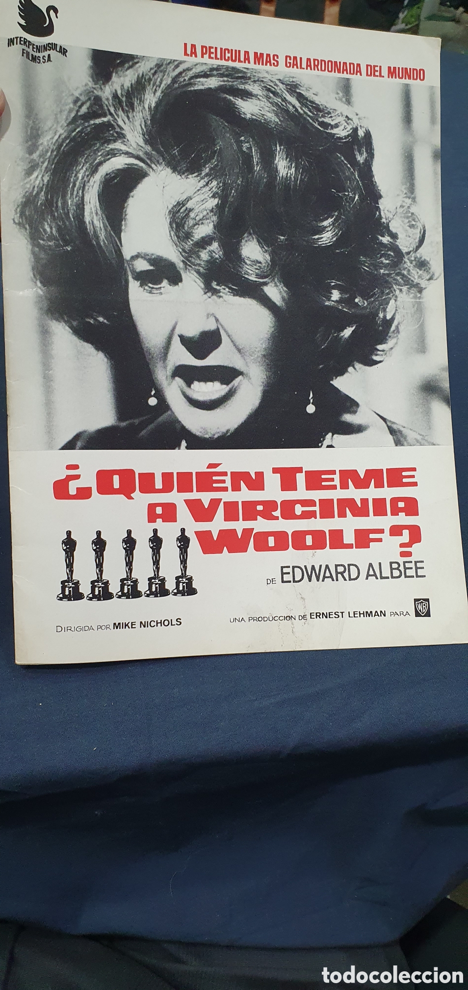 Cinema: Librillo programa guia cine. Quien teme a Virginia Woolf. (L137)