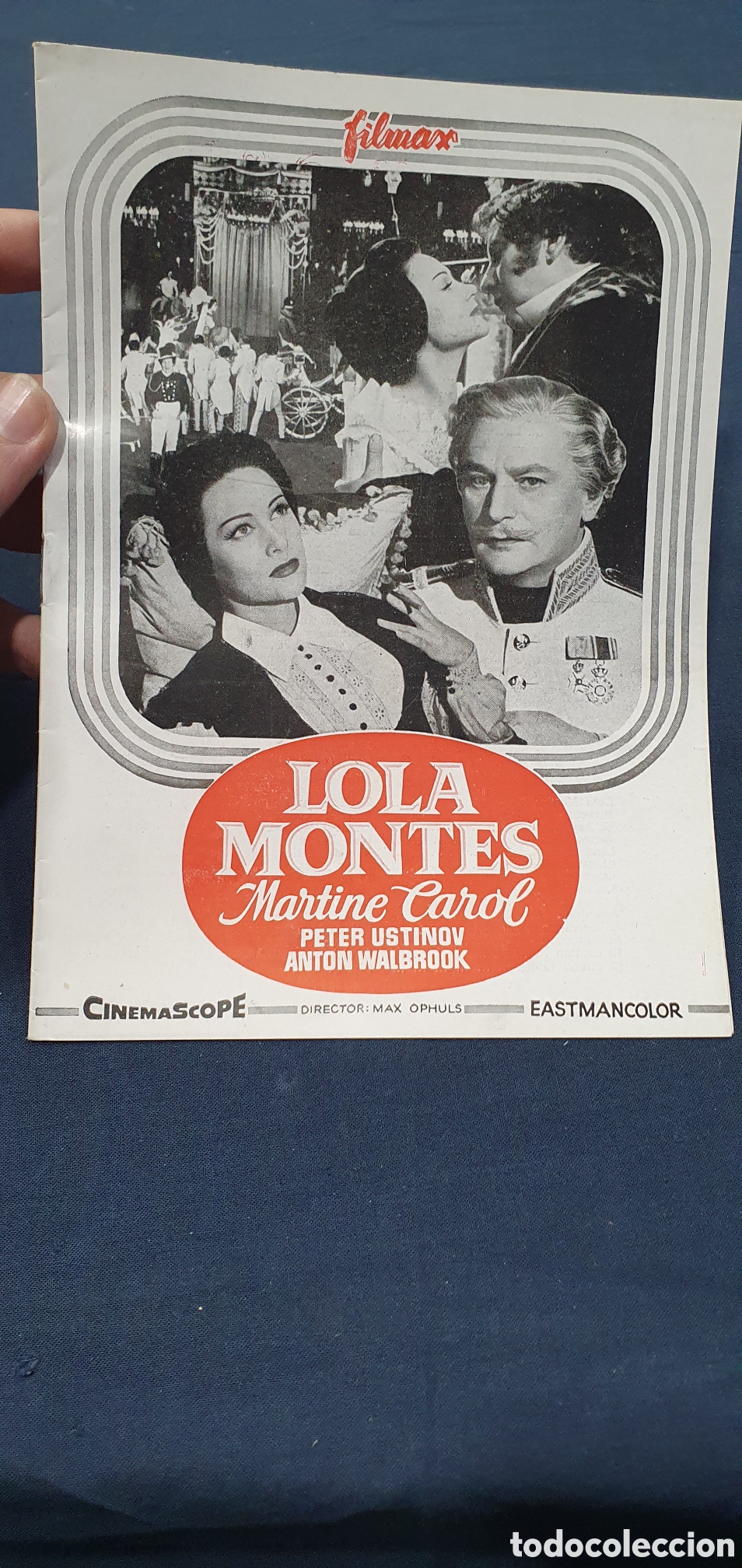 Cinema: Librillo programa guia cine. Lola Montes. (L137)