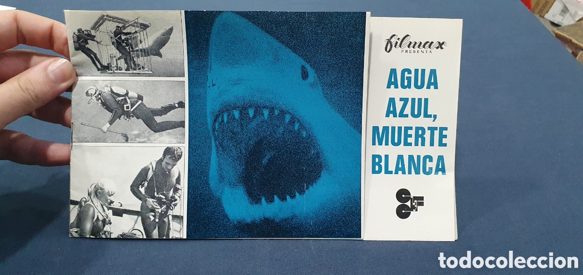 Cinema: Librillo programa guia cine. Agua azul, muerte blanca. (L137)