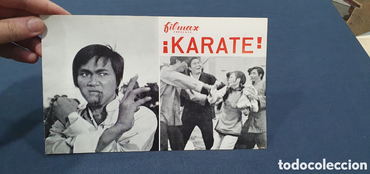 Cin&eacute;ma: Librillo programa guia cine. Karate. (L137)