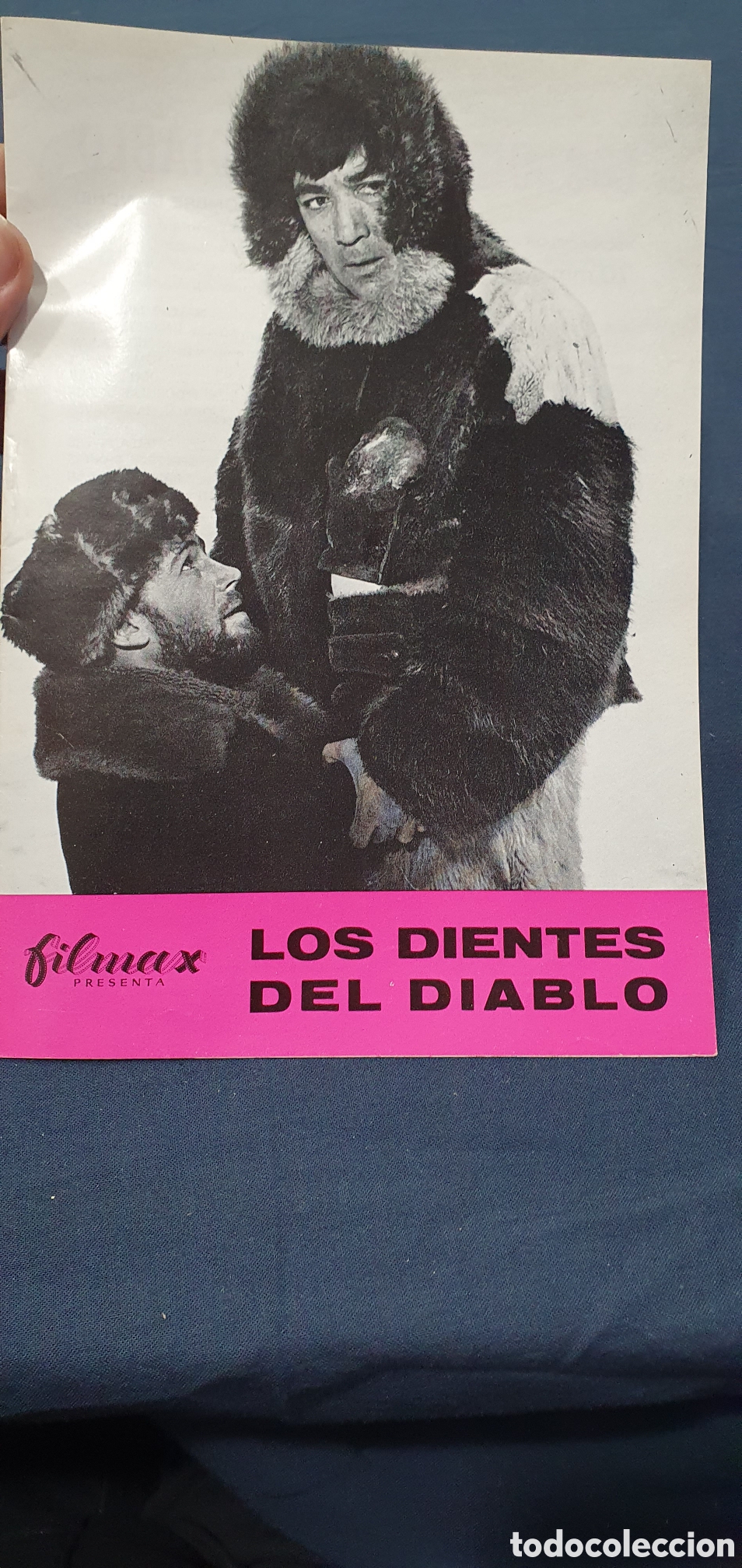 Cine: Librillo programa guia cine. Los dientes del diablo. (L137)