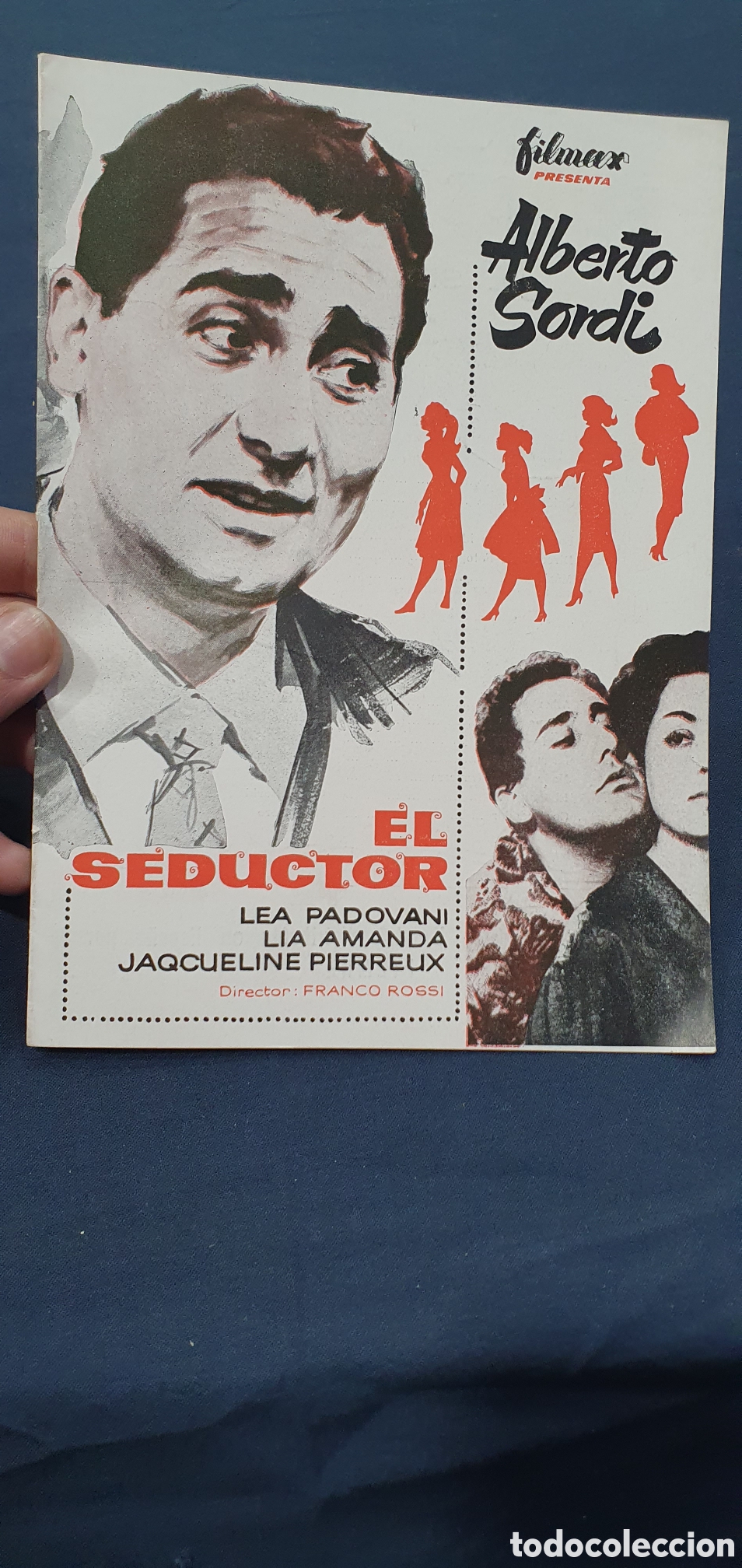 Cin&eacute;ma: Librillo programa guia cine. El seductor. (L137)