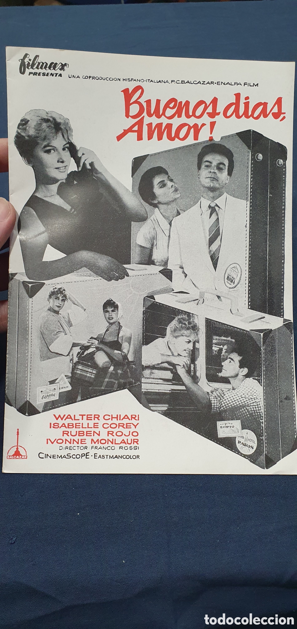 Cinema: Librillo programa guia cine. Buenos d&iacute;as, amor. (L137)