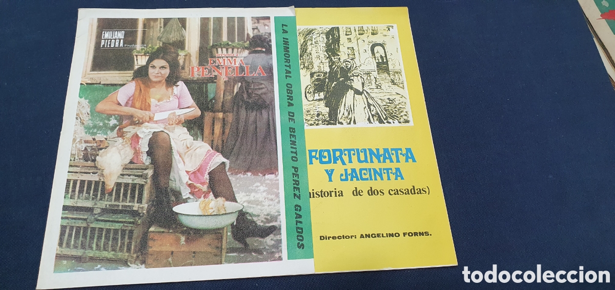Cinema: Librillo programa guia cine. Fortunata y Jacinta. (L137)