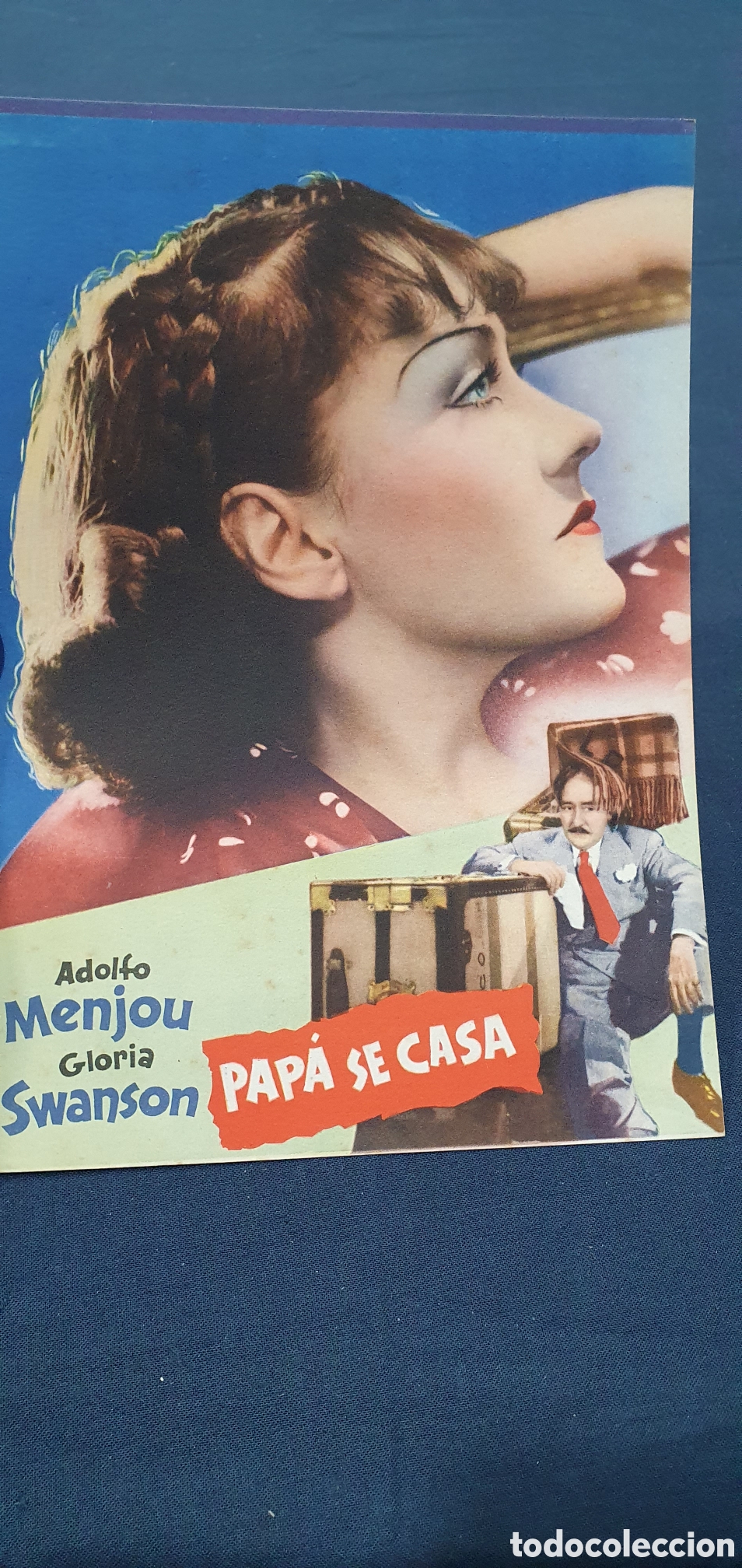 Cin&eacute;ma: Folleto de cine. Papa se casa. (L37)