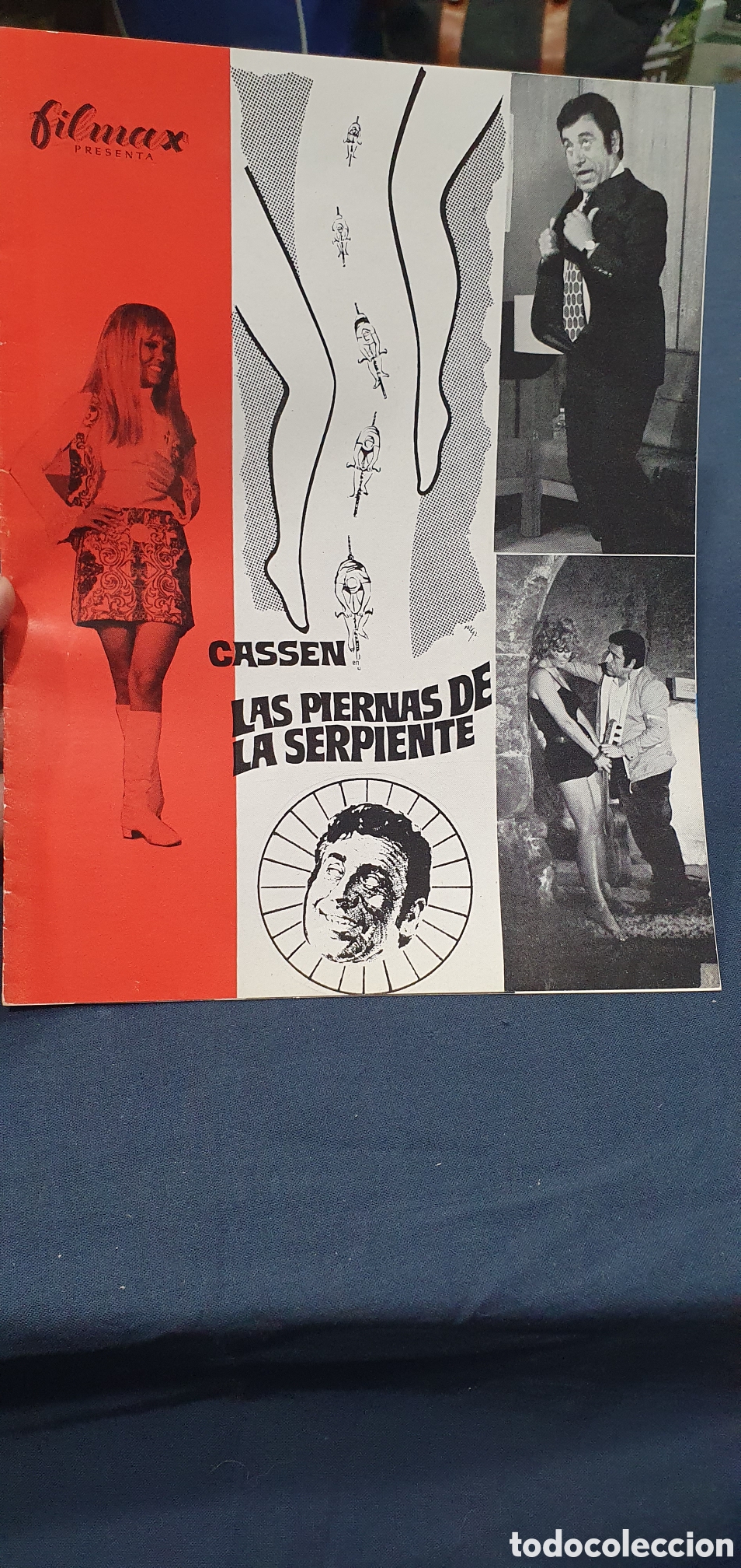 Cinema: Librillo programa guia cine. Las piernas de serpiente. (L137)