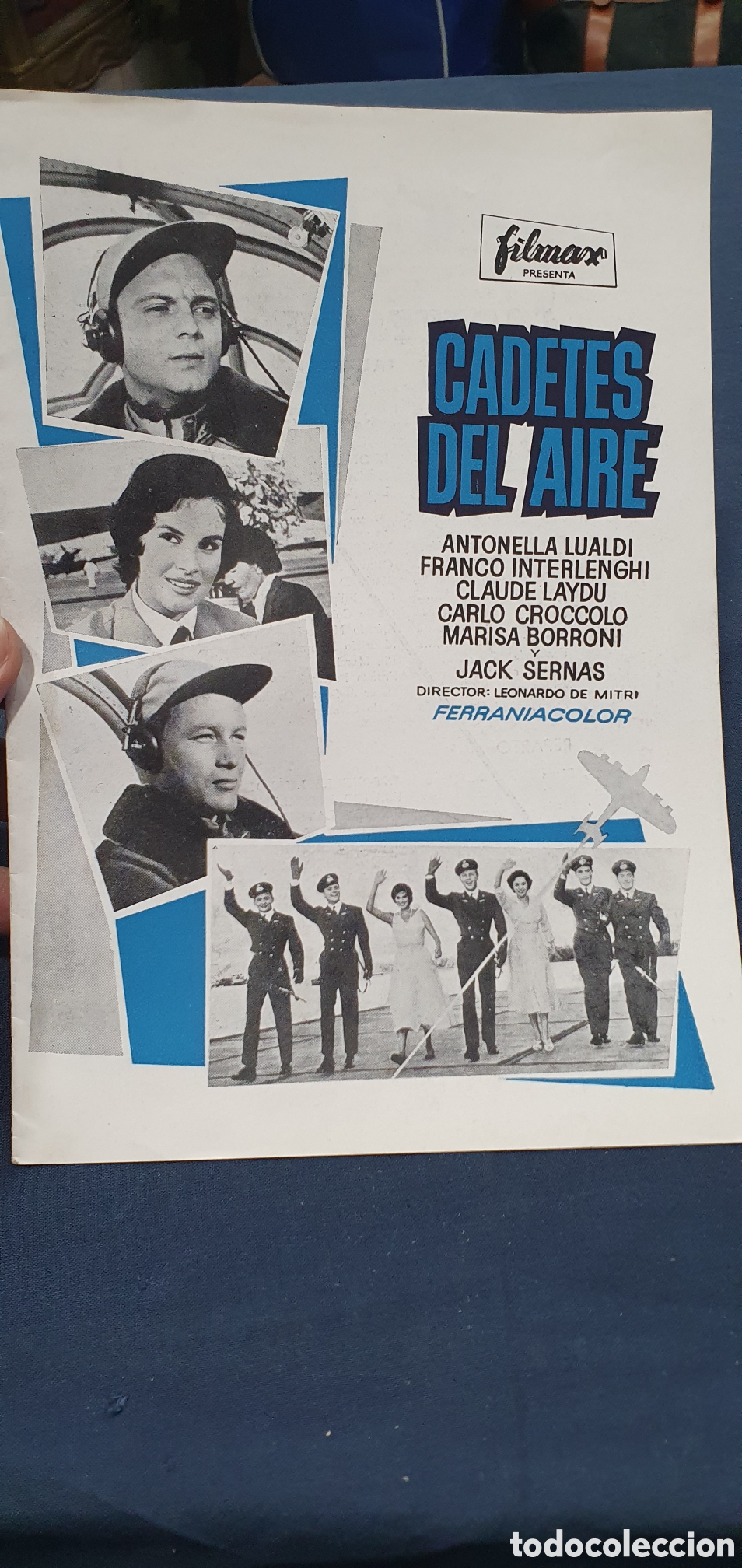 Cinema: Librillo programa guia cine. Cadetes del aire. (L137)