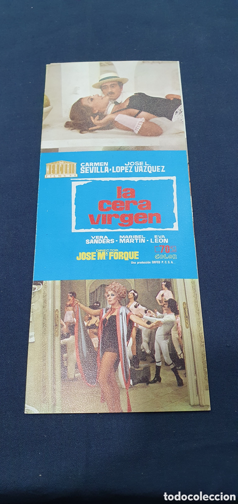 Cinema: Librillo programa guia cine. La cera virgen. (L137)