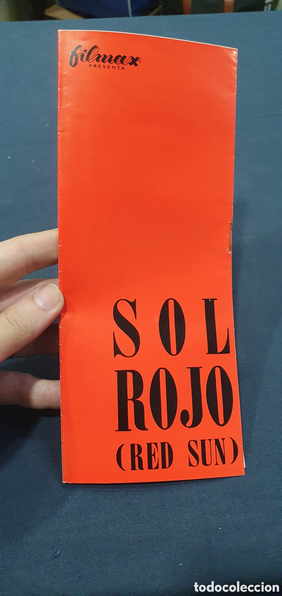 Cin&eacute;ma: Librillo programa guia cine. Sol rojo. (L137)