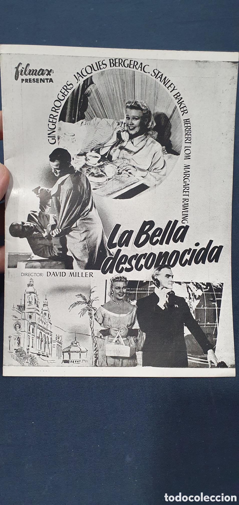 Cinema: Librillo programa guia cine. La bella desconocida. (L137)