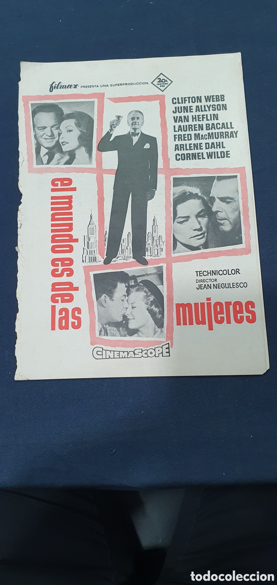 Cin&eacute;ma: Librillo programa guia cine. El mundo de las mujeres. (L137)