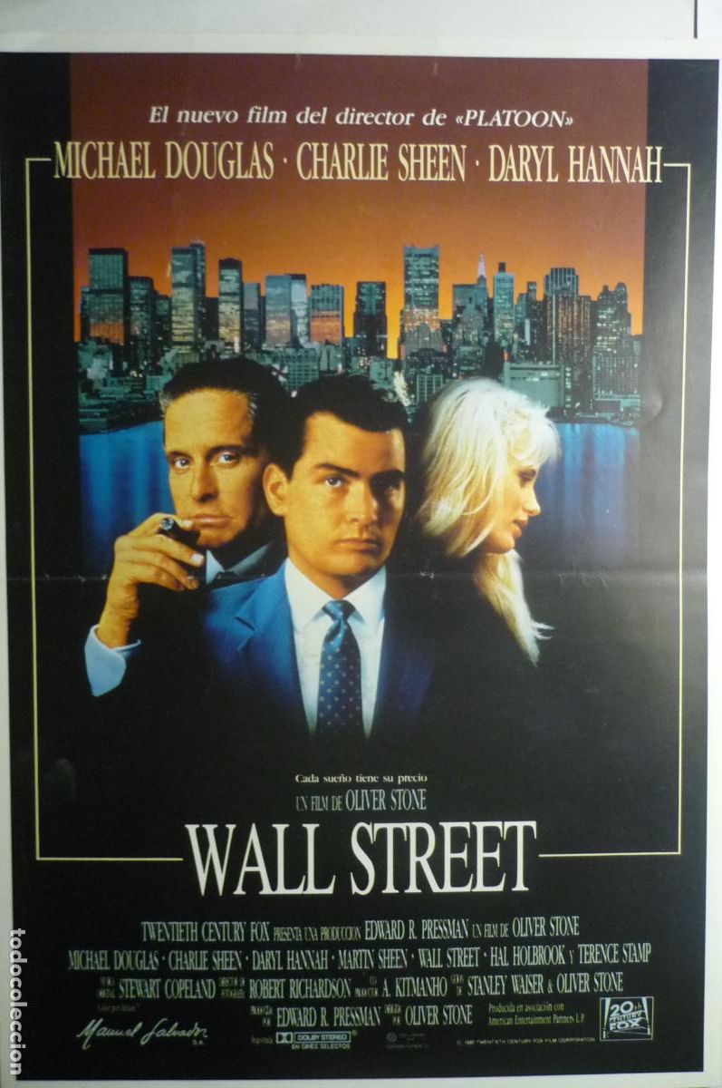 Cine: GUIA WALL STREET MICHAEL DOUGLAS