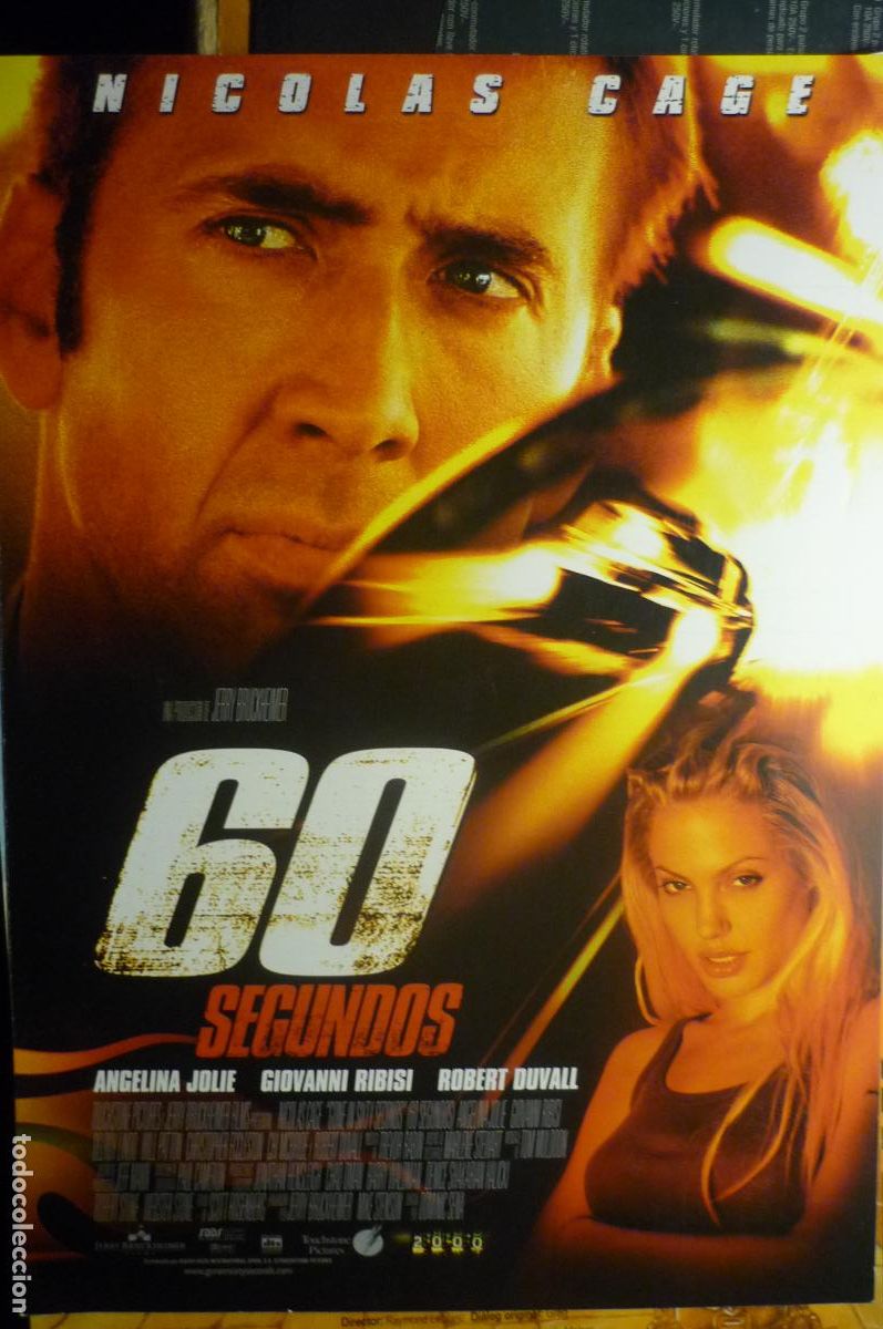Cine: GUIA DOBLE 60 SEGUNDOS NICOLAS CAGE
