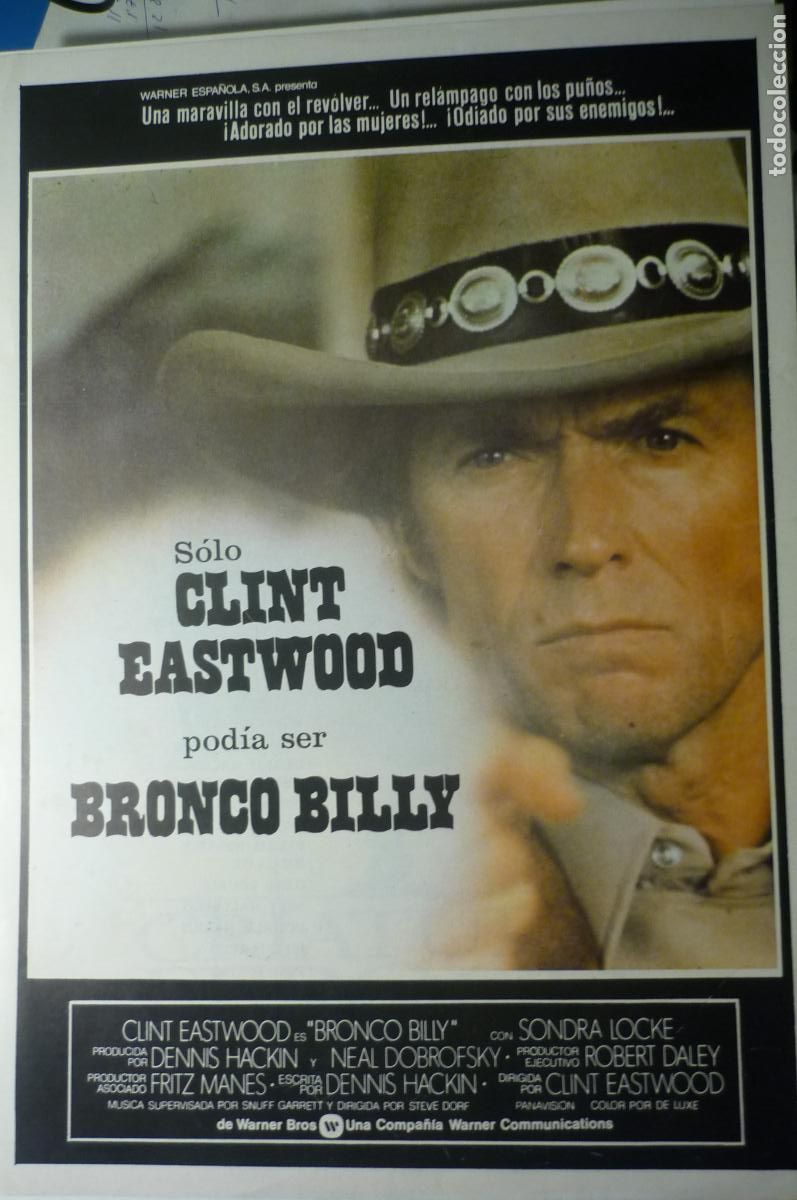 Cine: GUIA BRONCO BILLY.-CLINT EASTWOOD