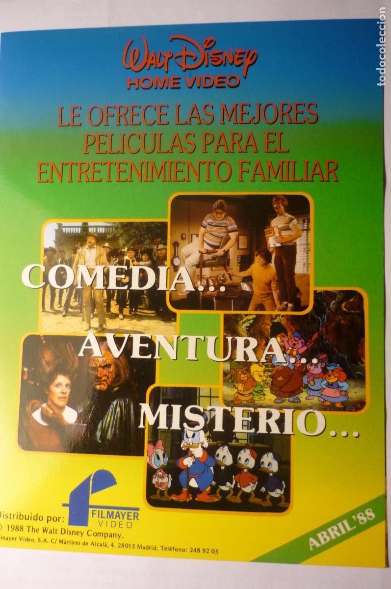 Cine: guia 4 pag video peliculas disney