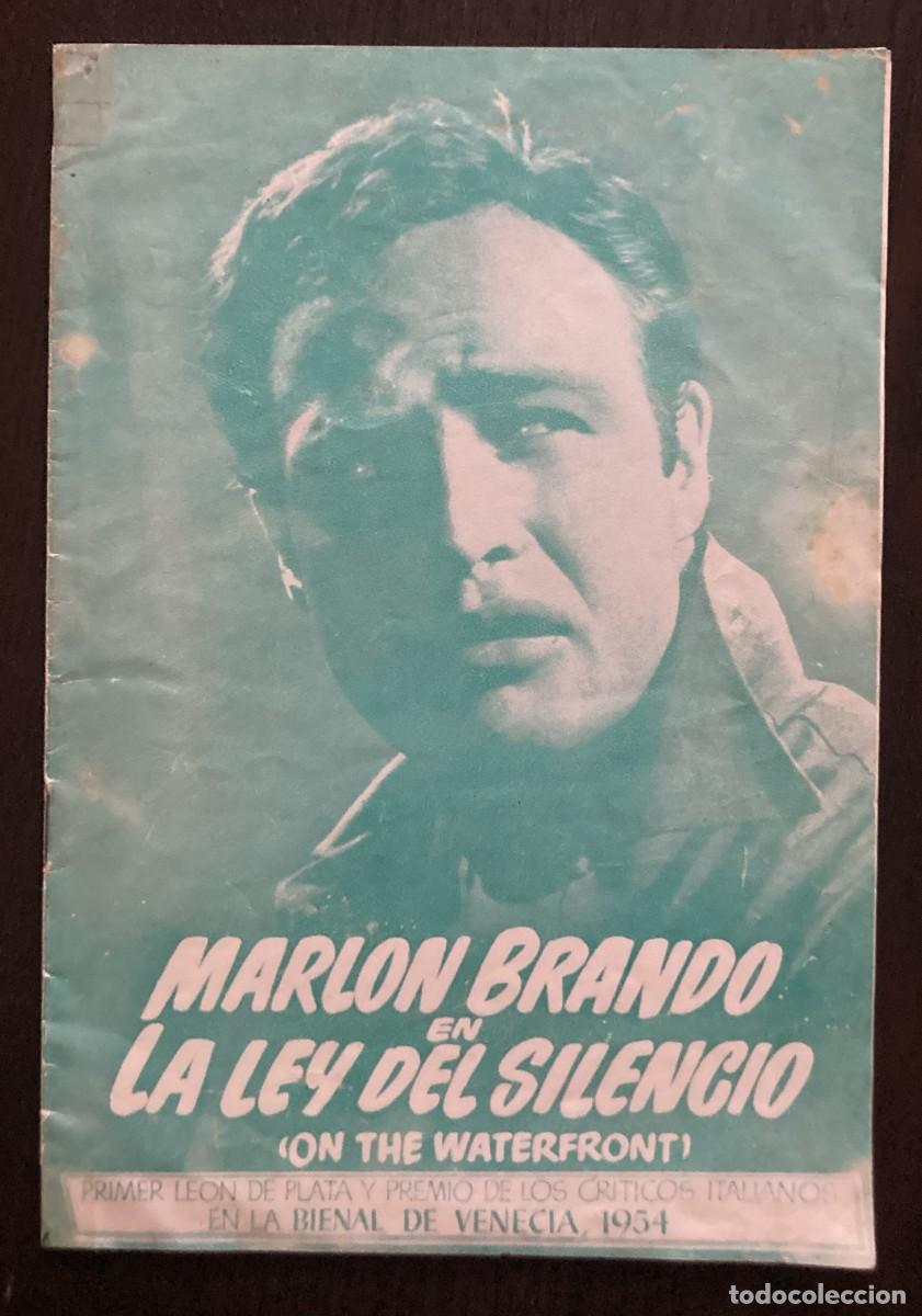 Cine: GUIA LIBRO DE CINE ORIGINAL ESTRENO / LA LEY DEL SILENCIO