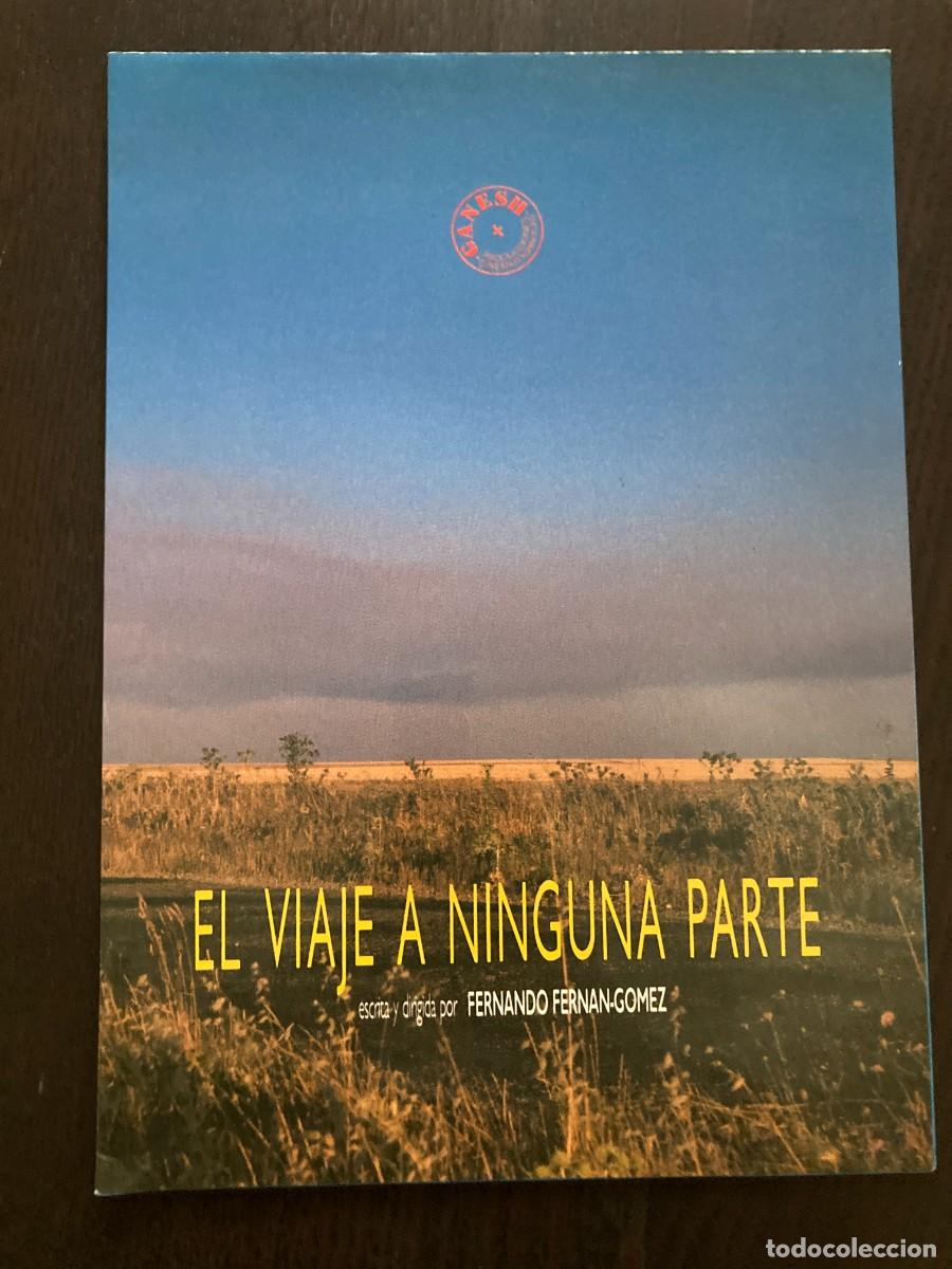 Cine: GUIA TRIPTICO - MINI POSTER DE CINE ORIGINAL ESTRENO / EL VIAJE A NINGUNA PARTE